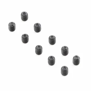 Set Screw - M4 x 5mm Flat Point - STL (10)