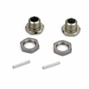Wheel Hexes (2) Hard Anodized: 8B - 8T - 8X - 8XE