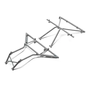 Roll Cage - Roof - Front - Gray: Rock Rey