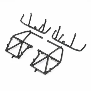 Side Cage and Lower Bar - Black: LMT