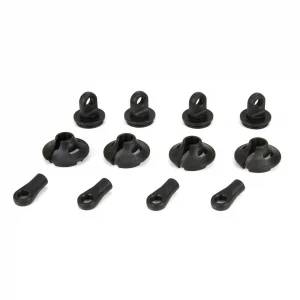 Losi 1/5 Desert Buggy XL 4WD Spring Cups/Clips Shock Ends (2)