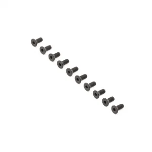 Flat Head Screws - Stl - BO - M4 x 10mm (10)