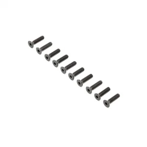 Flat Head Screws - Stl - BO - M4 x 16mm (10)