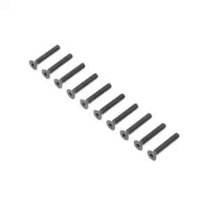 Flat Head Screws - Stl - BO - M4 x 25mm (10)