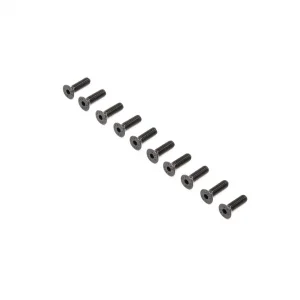 Flat Head Screws - Stl - BO - M4 x 14mm (10)