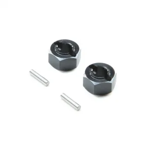Hex Set - Rear Axle - Aluminium: Mini-T 2.0 ** CLEARANCE **