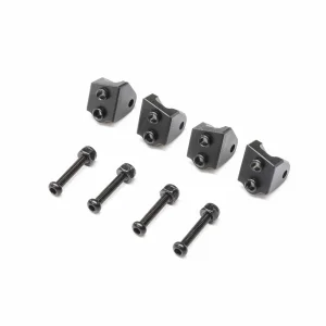 Aluminium Lower 4-link Mount Set - Black: Mini LMT (4)