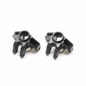 Aluminium Steering Spindle Set - Black: Mini LMT
