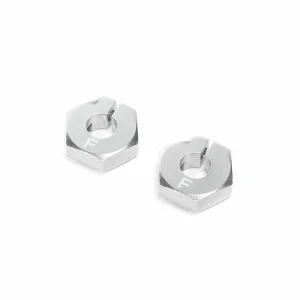 Clamping Front Wheel Hexes - Aluminium: 22S