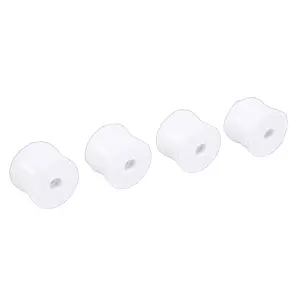 FR/RR Wheel - White (4): Mini-T 2.0