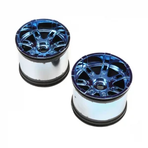 Wheel - 17mm - Black Chrome (2): LST 3XL-E