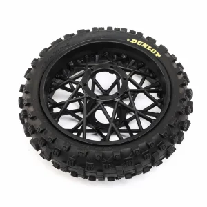 Dunlop MX53 Rear Tire Mounted - Black: Promoto-MX