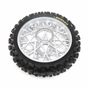 Dunlop MX53 Rear Tire Mounted - Chrome: Promoto-MX