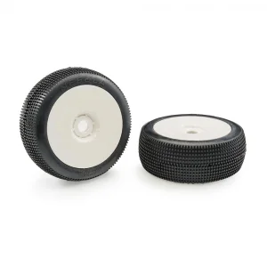 Matrix Nebula Medium 1:8 Buggy Pre-glued White Wheels (2)