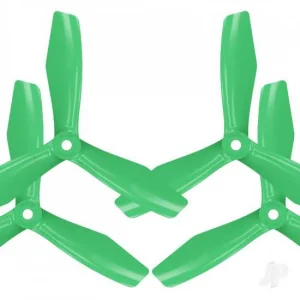 Master Airscrew BN-3blade-FPV - 5x4.5 Prop Set x4 Green