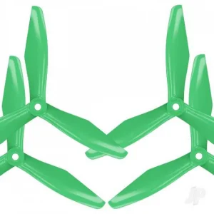 Master Airscrew RS-3blade-FPV - 5x4.5 Prop Set x4 Green