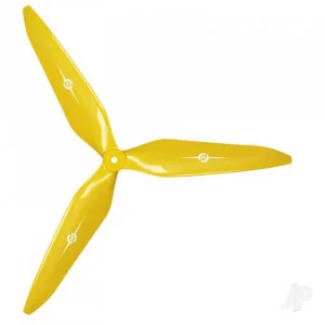 Master Airscrew 3X Power - 13x12 Propeller (CW) Rev./Pusher Yellow