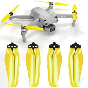 Master Airscrew 7.2x3.8 STEALTH Multirotor Folding Propeller Set x4 Yellow for DJI Air 2S