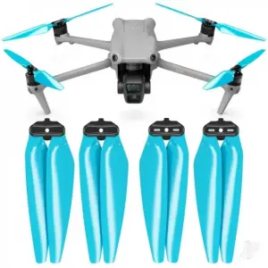 Master Airscrew DJI Air 3 STEALTH Upgrade Propellers - x4 Blue