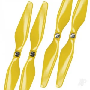 Master Airscrew MR-AU - 9.4x5 Prop C Set x4 Amber Yellow for AUTEL X-Star