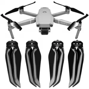 Master Airscrew DJI Mavic 2 STEALTH Upgrade Propellers, Black (89x49 F) (4 pcs)