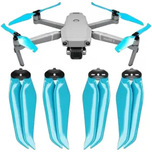 Master Airscrew DJI Mavic 2 STEALTH Upgrade Propellers, Blue (89x49 F) (4 pcs)