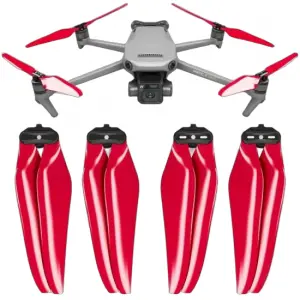 Master Airscrew 9.4x5.3 STEALTH Multirotor Folding Propeller Set x4 Red for DJI Mavic 3