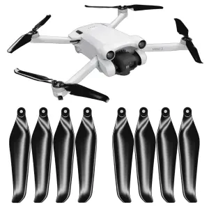 Master Airscrew DJI Mini 3 Pro/4 Pro STEALTH Upgrade Propellers - x4 Black