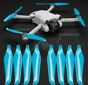 Master Airscrew DJI Mini 3 Pro/4 Pro STEALTH Upgrade Propellers - x4 Blue