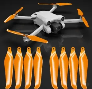 Master Airscrew DJI Mini 3 Pro/4 Pro STEALTH Upgrade Propellers - x4 Orange