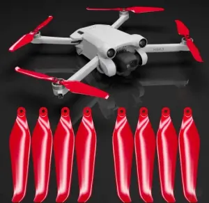 Master Airscrew DJI Mini 3 Pro/4 Pro STEALTH Upgrade Propellers - x4 Red