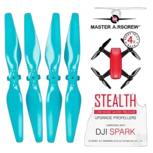 Master Airscrew MR-SPARK - 4.7x2.9 Prop Set x4 Blue