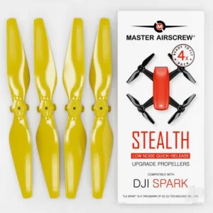 Master Airscrew MR-SPARK - 4.7x2.9 Prop Set x4 Yellow