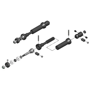 MIP X-Duty CVD Drive Kit Traxxas, 1:10 Scale Rear 2WD/ 4WD Slash/ Stampede/ Rustler / Hoss