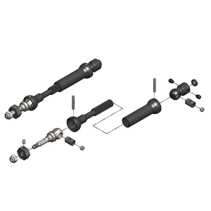MIP X-Duty, CVD Drive Kit Traxxas, 1:10 Scale Front 4WD Slash/ Stampede/ Rustler