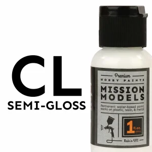 Mission Models Semi Gloss Clear Coat, 1oz