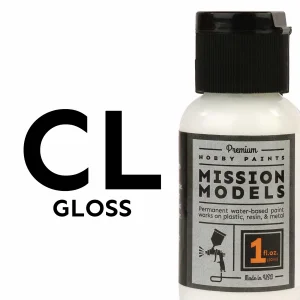 Mission Models Gloss Clear Coat, 1oz