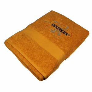 Multiplex Bath towel orange with MPX Logo, 70 x 140 cm