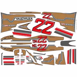 Multiplex Decal FunRacer Bronze