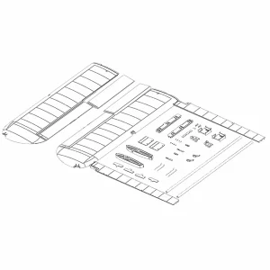 Multiplex Wing Set FunCub XL Kit Version 224432