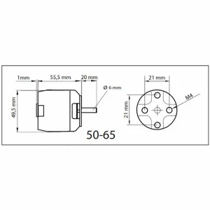 ROXXY BL Outrunner (C50-65-09)