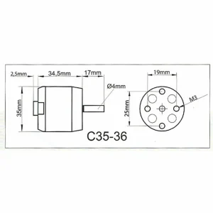 ROXXY BL Outrunner (C35-36-06)
