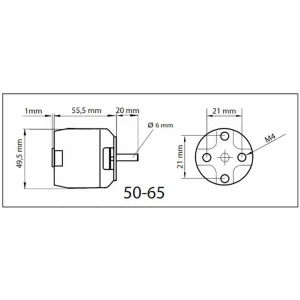 ROXXY BL Outrunner (C50-65-07)