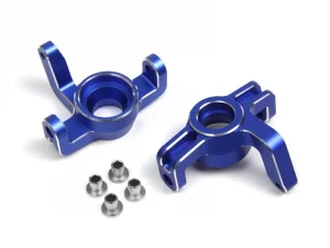 Aluminium Steering Spindle Set (Blue/Left/Right)