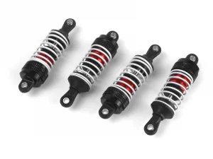 Aluminium Oil-Filled Shock Absorber Set (Red/4pcs)