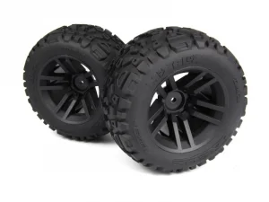 Mounted MixBlok Tire on XT Wheel (Black/2pcs)