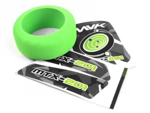 MTX-201 Transmitter Wheel Foam & Decals (Green)