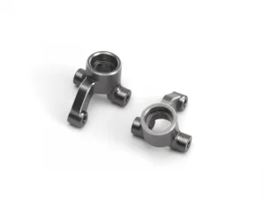 Aluminium Steering Spindle Set (Left/Right/Grey)