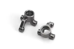 Aluminium Steering Spindle Set (Left/Right/Grey)