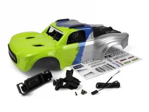 QByte SC 1:12 Printed Body - Fluoro Green